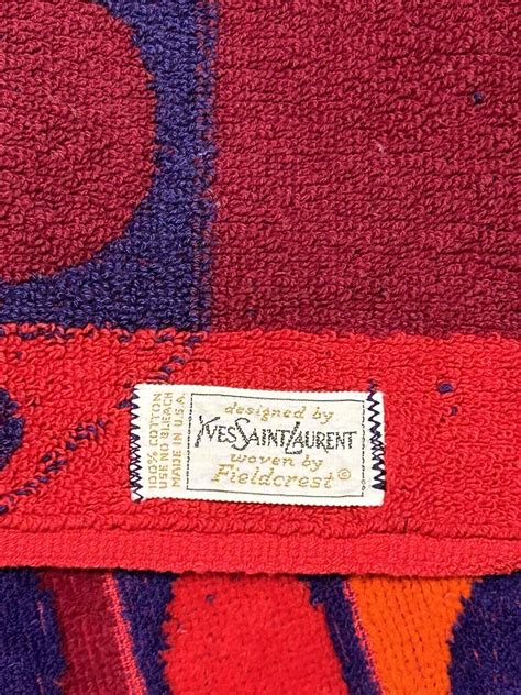 yves saint laurent towel.